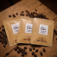 Sachets filtrants plats personnalisés en papier kraft de qualité alimentaire pour café et aliments pour animaux de compagnie, 10g 20g