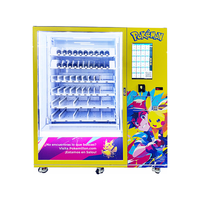 Distributeur automatique WEIMI Pokemen avec lecteur de carte, code QR et paiement par jeton, écran tactile, gestion basée sur le cloud
