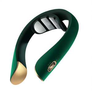 SKG K5 2 CN Masseur de cou et d'épaules vert avec fonction chauffante et batterie intégrée pour massage du cou - Product Image 1