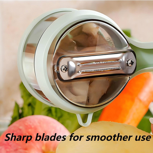 Pelador de Melón Innovador y Portátil, Cuchilla de Acero Inoxidable, Pelador de Frutas y Verduras con Mango Ergonómico, Utensilio de Cocina para Agua - Product Image 4