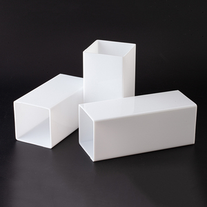 Frosted/rõ ràng PMMA vuông ống | PMMA trắng mờ Ống Vuông 100mm x100mm dẫn chiếu sáng & Hiển thị các trường hợp - Product Image 1