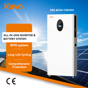 KUVO Floor-<b>Standing</b> All in One Lithium Battery 6KW MPPT Hybrid Solar Long-life <b>Cycle</b> Energy Storage System - Product Image 2