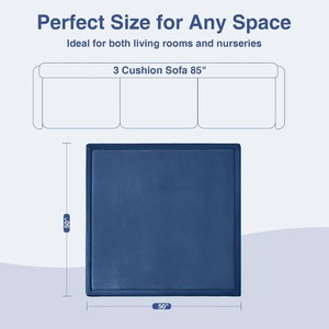 Tapis de jeu pour bébé en mousse épaisse et douce, imperméable, taille OEM personnalisée, pour le temps sur le ventre, adapté aux nourrissons, aux enfants et aux tout-petits - Product Image 2