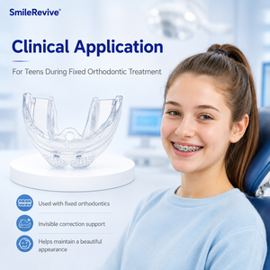 <span class=keywords><strong>Appareil</strong></span> orthodontique professionnel de qualité alimentaire pour l'alignement des dents, <span class=keywords><strong>anti</strong></span>-<span class=keywords><strong>ronflement</strong></span>, avec étui et manuel d'utilisation - Product Image 5