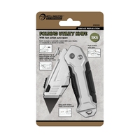 ROLLINGDOG ELITE 50522 Lame de rasoir SK5 à revêtement remplaçable en acier inoxydable Couteau utilitaire pliant à ouverture automatique