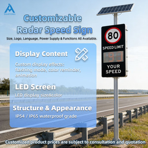 Détecteur <span class=keywords><strong>de</strong></span> vitesse radar intelligent avec affichage LED pour <span class=keywords><strong>signalisation</strong></span> routière, compatible OEM - Product Image 6