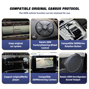 Lecteur multimédia de navigation automobile Android 14 12,3'' avec Carplay pour <span class=keywords><strong>Mercedes</strong></span> Benz Classe A B C E V - W246 NTG5.0 4G WIFI GPS - Product Image 5