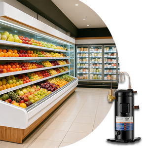 Équipement de réfrigération pour supermarchés XECOM, <span class=keywords><strong>prix</strong></span> d'usine, fabriqué avec un compresseur scroll FlexClip 2HP pour réfrigérant R404a - Product Image 1