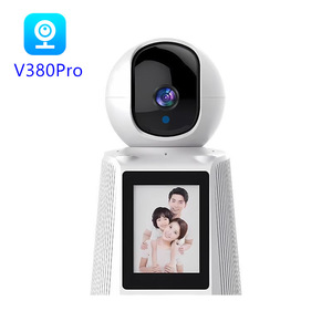 Cámara de Red V380Pro 2Mp Inalámbrica Wifi con Almacenamiento en la Nube, Audio Bidireccional, Monitoreo Interior del Hogar de 360 Grados - Product Image 1