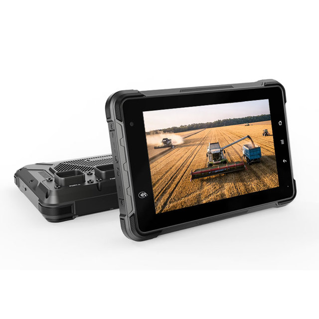 7-inch Rugged Android 13 Tablet Designed for Agriculture Tractor with Rugged Shell and 4 Channel AHD 720P/1080P Video Inputs