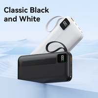 HZ20 Promotion Vente Flash Power Bank 20000mAh 30000mAh Batterie Li-Polymère Charge Rapide Entrée Micro USB Station d'Alimentation Portable