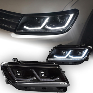 Phare LED d'usine TT-ABC pour 2017-2020 Volkswagen VW <span class=keywords><strong>Tiguan</strong></span> avec feu avant de clignotant séquentiel d'animation de démarrage - Product Image 4