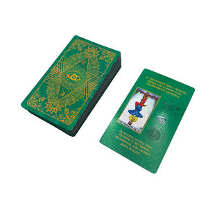 定制印刷塔罗牌塑料肯定卡个性化设计趣味游戏卡女巫神谕塔罗牌 - Product Image 2