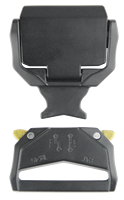 Boucles rapides à dégagement latéral en métal pour ceinture Matériau en alliage d'aluminium de haute qualité 47mm Boucle tactique à dégagement rapide