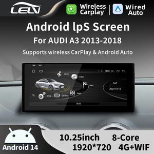 Lecteur DVD de voiture pour <span class=keywords><strong>Audi</strong></span> <span class=keywords><strong>A3</strong></span> 2013-2018, écran de contrôle central du tableau de bord, Qualcomm 6125 6225, huit cœurs, Android 14, USB, Carplay, IPS - Product Image 6