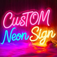Letrero LED de Neón Personalizado con Diseño Gratuito de Neonawall para Bodas, Cumpleaños, Negocios, Bares, Decoración de Paredes de Dormitorios