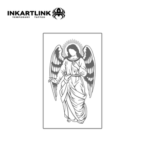 Tatuajes Temporales de Alta Calidad al por Mayor, Diseño Clásico de Ángel Guardián, Resistentes al Agua, con Jugo de Fruta Natural, Suministro al por Mayor - Product Image 3