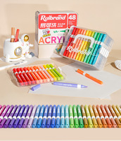 Stylos marqueurs à paillettes lavables pour enfants, stylos à eau opaques, ensemble de fournitures d'art pour le dessin, marqueurs à peinture acrylique