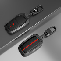Funda y Cadena para Llaves de Toyota de Aleación de Zinc de Lujo, Resistente a Arañazos, Compatible con Venza, RAV4 Prime, Sienna, Land Cruiser 2021-2022