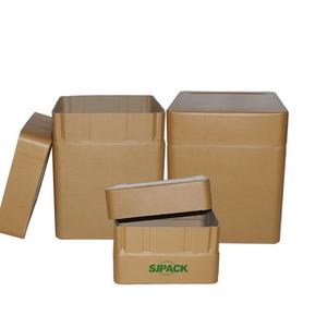 Barril Cuadrado de Papel Kraft Reciclable y Ecológico de 23L-82L Personalizado para las Industrias Química y Alimentaria - Product Image 1