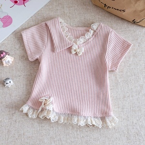 Completo Estivo in Due Pezzi per Bambine in Stile Coreano con Stampa Cartoon Dolce - Product Image 2