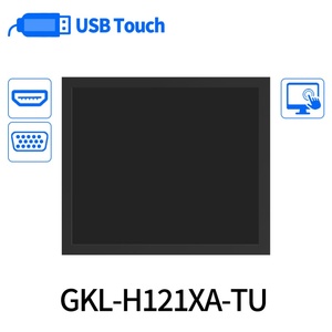 Moniteur de rack de haute qualité sans pilote, installation rapide, moniteur tactile de rack industriel PNP avec supports de montage sur rack - Product Image 1