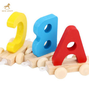 Letras Montessori A-Z de madera, tren del alfabeto ABC, juguete educativo para niños - Product Image 4