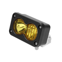 Projecteur de travail LED carré 3 pouces pour voiture et moto, 24V, 20W, compatible OLIVER, en stock transfrontalier