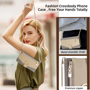 Custodia a Portafoglio Classica Morbida in Pelle di Lusso Moderna con Scomparti per Carte per <span class=keywords><strong>Samsung</strong></span> <span class=keywords><strong>Galaxy</strong></span> S26 S25 Ultra S24 S23 <span class=keywords><strong>S22</strong></span> S21 <span class=keywords><strong>Plus</strong></span> - Product Image 5