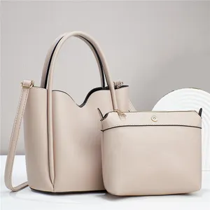 2023 New Designer Elegant Cute Summer Pu Leather Ladies Mother Son Sets Bucket handbag Tote Shoulder Hand Bag For Women