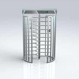 ประตูหมุนควบคุมการเข้าถึงความสูงเต็มรูปแบบความปลอดภัยสูงพร้อมรหัส QR อุปกรณ์จดจำใบหน้าทำจากสแตนเลส304ป้องกัน IP68 - Product Image 6