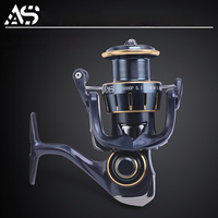 Nouvelle Moulinette de Surfcasting ES Série 3000-7000 Droitier 6 Roulements Métal Rapport de Transmission Haute Vitesse 5.2:1 pour Pêche à la Carpe en Lac