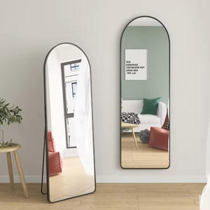 Espejo de Cuerpo Entero con Marco Metálico, Decoración de Pared con Arco Grande, Montaje Estable <span class=keywords><strong>para</strong></span> Vestidor o Pasillo, Venta Caliente de Fábrica - Product Image 2