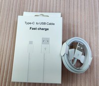 Câble de chargeur USB Type C personnalisé en gros avec logo, 1 m, câble de transfert de données USB C avec boîte pour téléphone portable