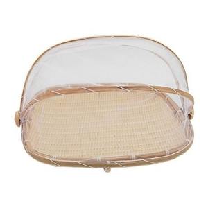 Oval Bamboo <b>Food</b> <b>Cover</b> - Product Image 1