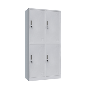 Armario Metálico Industrial de 4 Puertas para Almacenamiento de Ropa y Equipos en Escuelas y Oficinas - Product Image 3