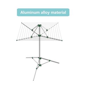 30M 3 bras en aluminium séchage <span class=keywords><strong>parapluie</strong></span>-Type avec pieds support sèche-<span class=keywords><strong>linge</strong></span> supports <span class=keywords><strong>pour</strong></span> blanchisserie support suspendu en plein air <span class=keywords><strong>corde</strong></span> <span class=keywords><strong>à</strong></span> <span class=keywords><strong>linge</strong></span> autoportante - Product Image 4