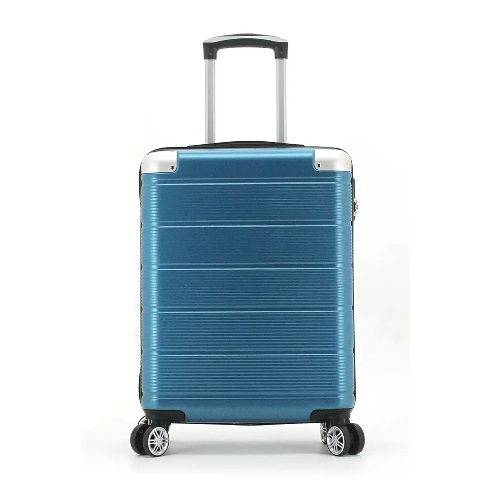 Nhà Máy Bán sỉ sản phẩm màu xanh đậm thời trang vali với TSA khóa ABS xe đẩy hành lý Vali Set với bánh xe
