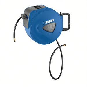 Enrollador de Manguera Autorretráctil Fervi para Aire 0378 1510, Accesorio para Herramienta Neumática - Product Image 2