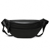 Tas Pinggang Kulit Sapi Asli Multifungsi Grosir Kustom untuk Pria, Tas Selempang Dada, Tas Pinggang Crossbody