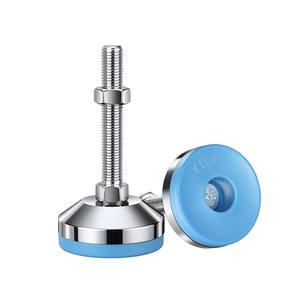 M16X100mm piedini regolabili 80-100mm di diametro Base antiscivolo in gomma piedini di livellamento in metallo regolabili articolati - Product Image 3