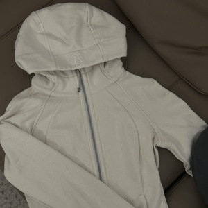 <span class=keywords><strong>Felpa</strong></span> con <span class=keywords><strong>Cappuccio</strong></span> e <span class=keywords><strong>Zip</strong></span> Lulu Original Label, Slim-fit, Ricamata, in Nylon/Cotone Felpato, Maniche Lunghe, Sportiva da <span class=keywords><strong>Donna</strong></span> - Product Image 4