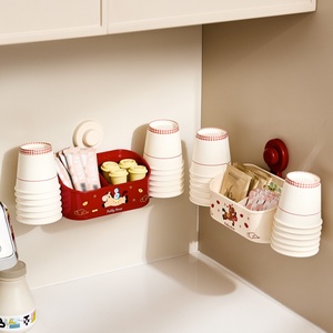 Caja de Almacenamiento de Papel Higiénico y Bolsas de Café/Té de Plástico de Una Sola Capa, Montada en la Pared, con Ventosa Sin Perforaciones, para Hogar y Oficina - Product Image 6