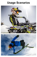 Accessoires de caméra d'action pour casque, vélo, planche et voiture en matériau PC avec supports adhésifs plats et incurvés pour GoPro Hero 14 Insta360 DJI 6