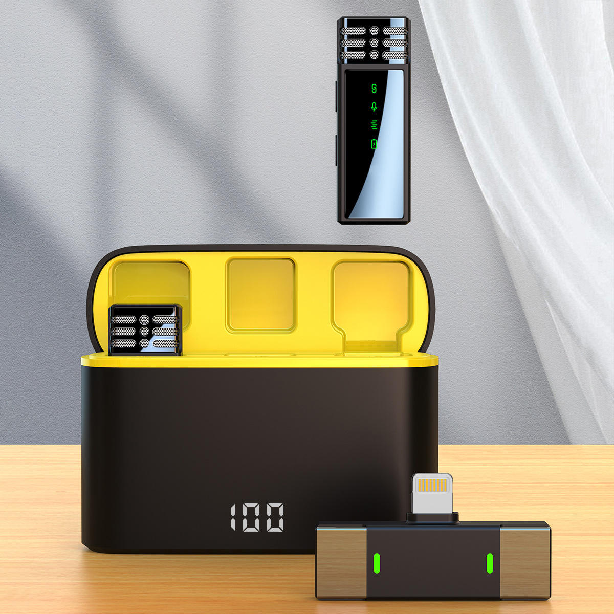 Interface Apple Lightning à double microphone J68