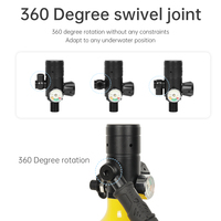 Réservoir d'oxygène de plongée sous-marine 1L Cylindre d'air de plongée pour les sports sous-marins équipé de lunettes de plongée Mini réservoir de plongée sous-marine