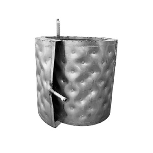 Süt tankları sıvı soğutucu levha soğutma ve ısıtma için özelleştirilmiş tek kabartmalı yastık plaka paslanmaz çelik - Product Image 5