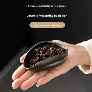 Herramientas de Barista Personalizadas, Taza Medidora de Café, Recipiente para Pesar Granos de Café, Taza Dosificadora de Granos, Cuchara de Cerámica para Granos de Café <span class=keywords><strong>Espresso</strong></span> - Product Image 3