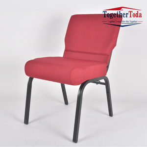 Chaises d'église rembourrées pliables modernes personnalisables en gros, prix abordable, empilables, pour théâtre, fabriquées en Chine - Product Image 3