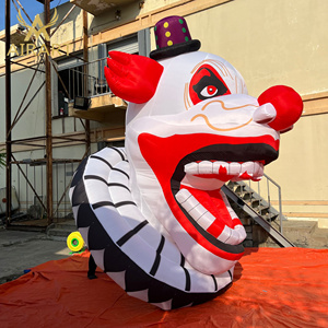 Gigante Payaso Inflable de Boca Abierta para Halloween, Ideal para Negocios de Circo, Actividades de Carnaval y Parques de Atracciones, Payaso Inflable para Parques de Diversiones - Product Image 4